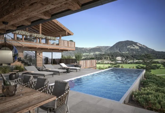 TERRASSE MIT POOL
